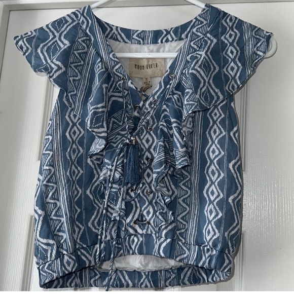 🆕 Moom River Bohemian Blouse. NWT - Picture 4 of 10